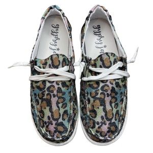 Rainbow Leopard Shoe